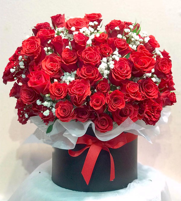 Hộp hoa hồng đỏ tặng sinh nhật