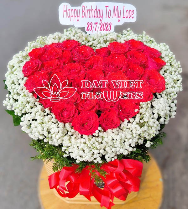 Bó hoa tặng sinh nhật người yêu lãng mạn