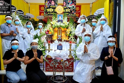 Tổ chức đám tang, lễ tang theo nghi thức phổ biến