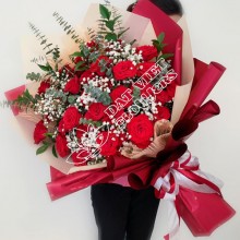 Bó Hoa Hồng Đỏ Tặng Sinh Nhật Người Yêu Đẹp Nhất