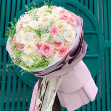 Bó hoa hồng cao cấp xinh tươi - Shop hoa tươi online