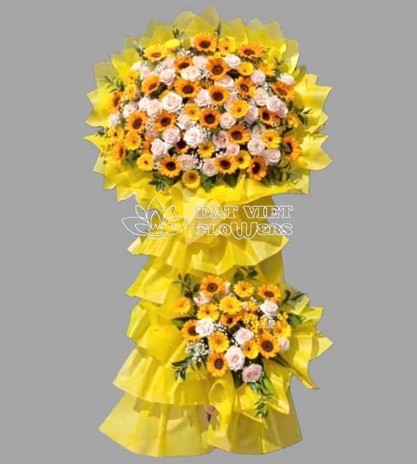 Kệ hoa chúc mừng phát tài phát lộc
