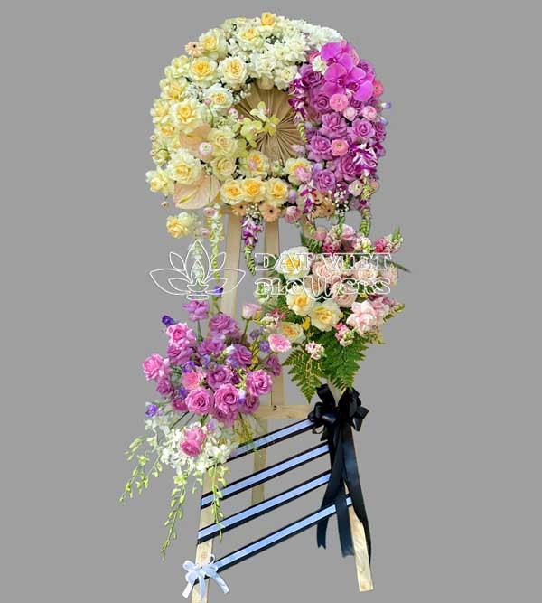 Kệ hoa tang chia buồn 102