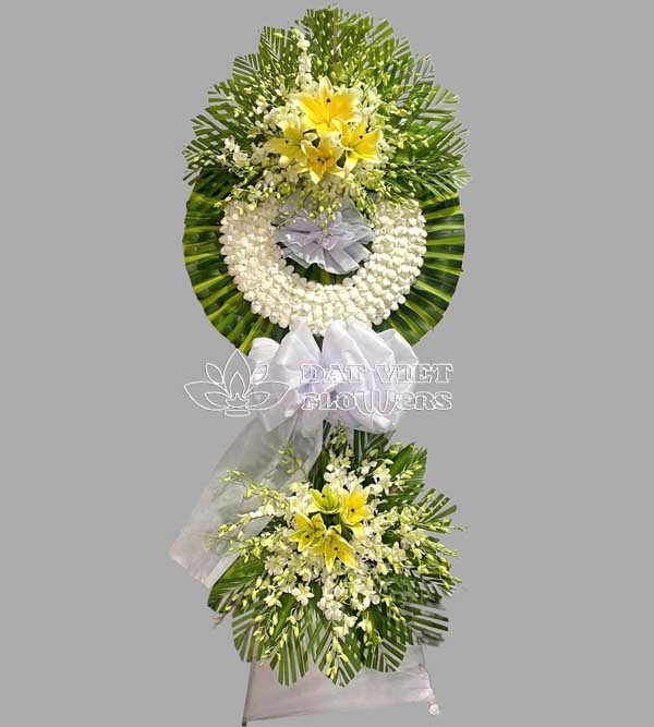 Lẵng Hoa Chia Buồn - An Yên